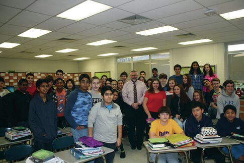 Robbinsville history teacher chosen as County’s Teacher of the Year