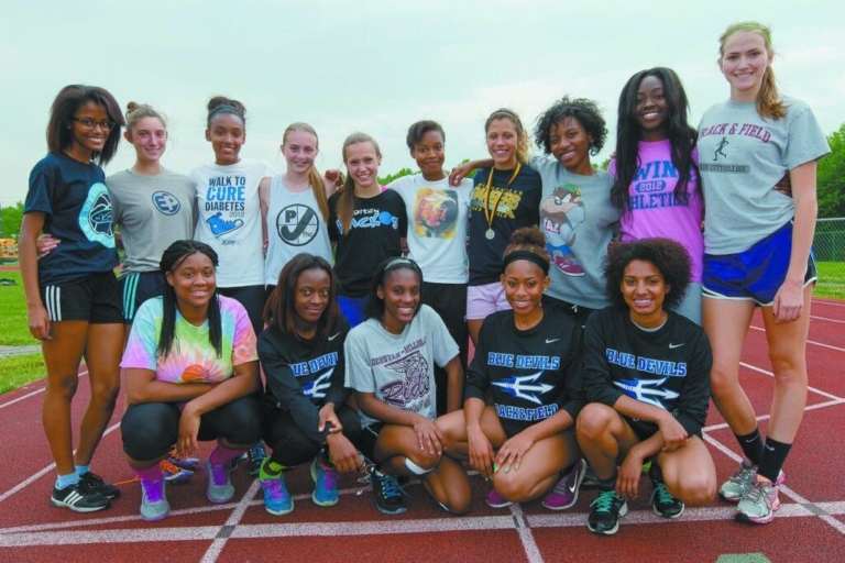 Ewing girls track sees success as a team