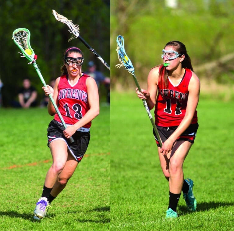 Junior duo leads Lawrence High School girls’ lacrosse