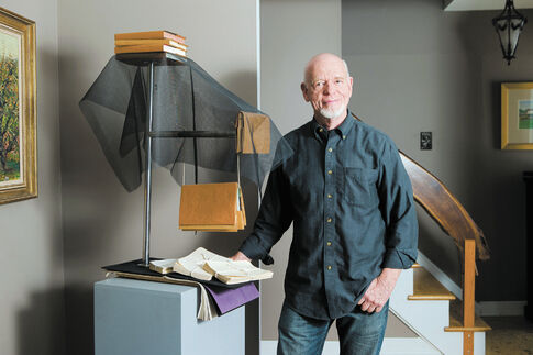 Ewing sculptor Michael Wiley lets his work speak for itself