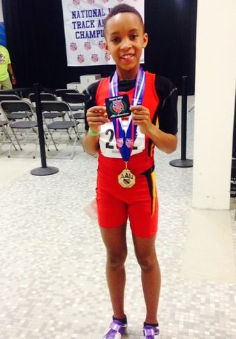 10-year old Shamali Whittle gets track career off to a fast start