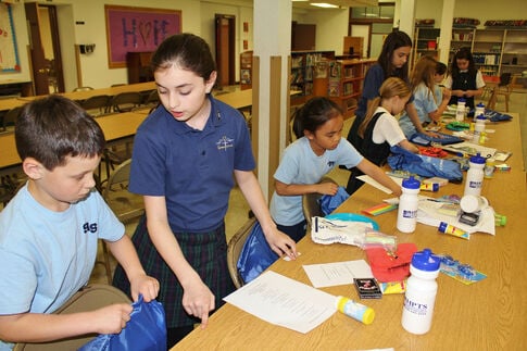 Saint Raphael students complete Day of Service
