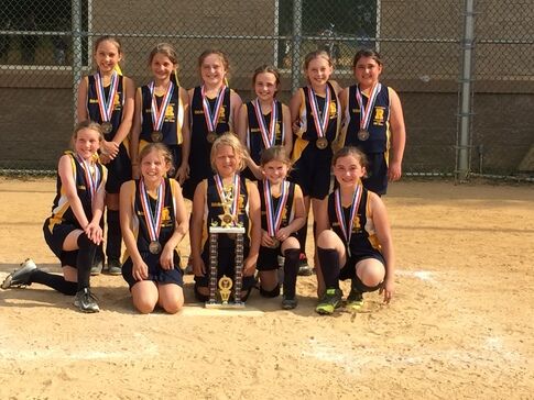 8U Blue girls softball team crowned 8U tournament champions