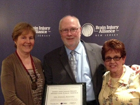 Keating receives James and Sarah Brady Award