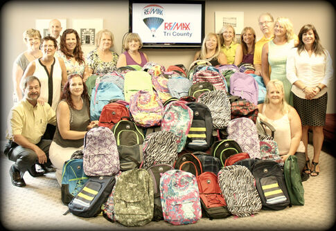 RE/MAX Tri County helps kids go back to school in style