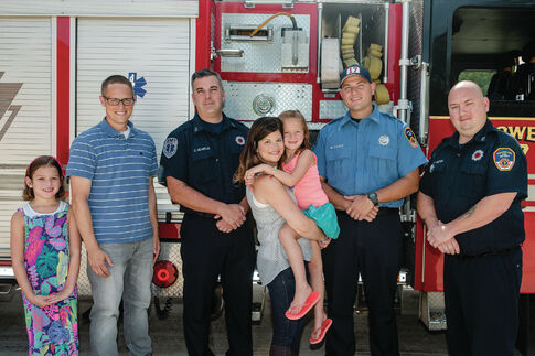 Special delivery still bonds firefighters, family