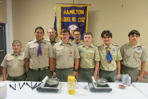 Boy Scout Troop 63 assists Hamilton Elks