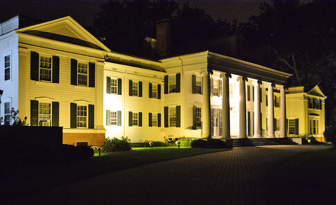 Drumthwacket goes gold for pediatric cancer awareness