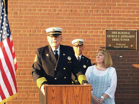 County fire chiefs honor Lenhardt’s towering career
