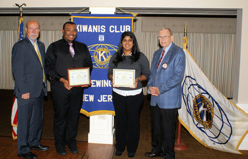 Ewing Kiwanis awards October Students of the Month