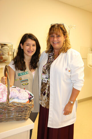 Robbinsville Girl Scout Rebekah Renzi helps cancer patients with Made for an Angel