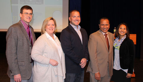 Sgt. Thomas Rich speaks on cyber-safety at Princeton Day School
