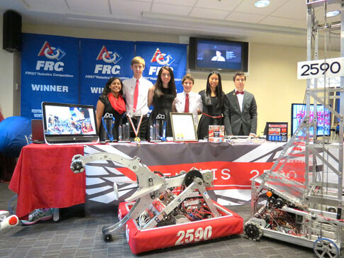 Robbinsville’s FIRST Robotics Team Nemesis attends Citi event