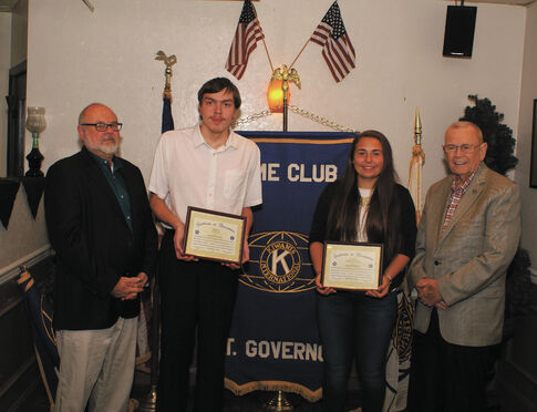 Kiwanis Club awards November Students of the Month