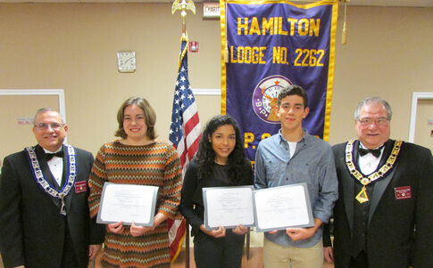 Hamilton Elks honor November Students of the Month