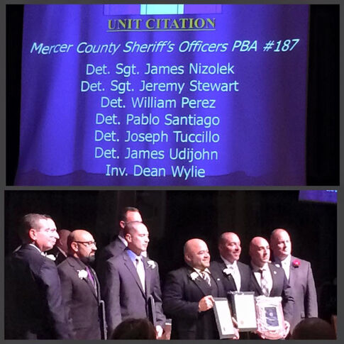 Valor Award Ceremony brings Unit Citation honors to Mercer County Sheriff’s Officers