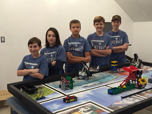Hopewell’s Infinity Robotics Team wins Core Values Award at FLL Competition