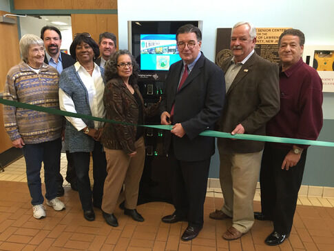 County unveils first phone-charging station