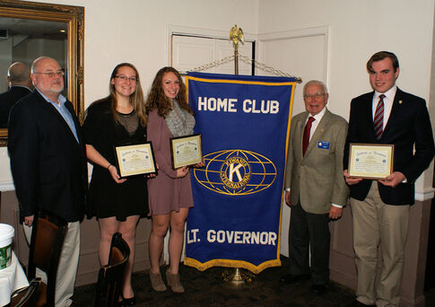 Ewing Kiwanis award Students of the Month