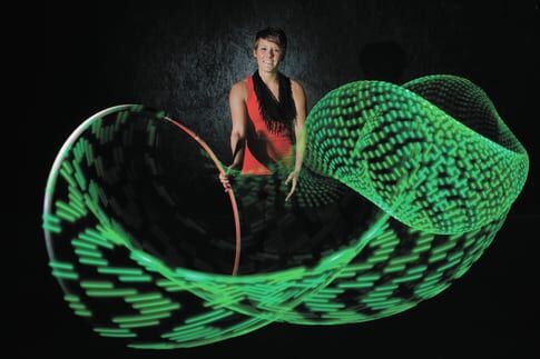 Jessie Schadt pursues hula hoop dreams