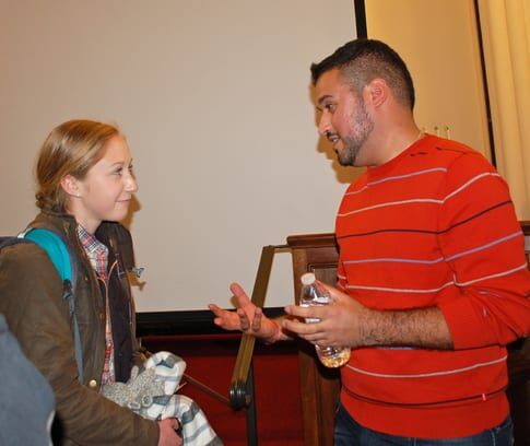 Peace activist Haider Hamza visits The Pennington School
