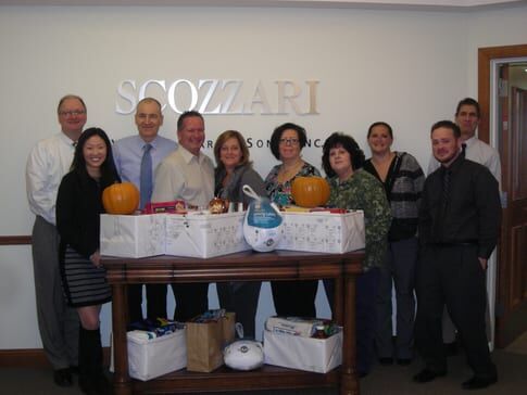 Scozzari & Sons donates 190 lbs of food to TASK