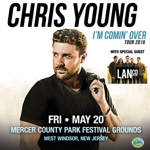 Country singer Chris Young to perform at Mercer County Park Festival Grounds