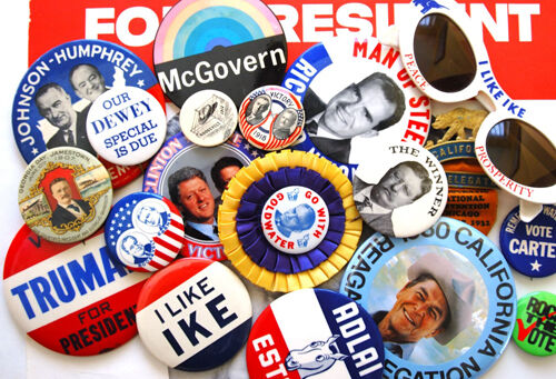 Political collectors to gather in Titusville for annual Button Show