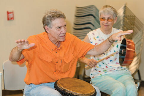 At library, amateur musicians play to the beat of their own drums