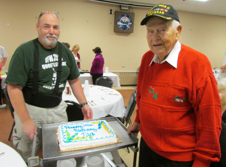 Hamilton Elks honor 100-year-old WWII veteran Nick Chomicki
