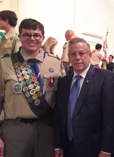 Ewing Eagle Scout recognized at Troop 43 court of honor