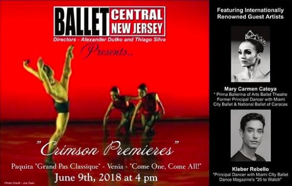 Ballet Central New Jersey ‘Crimson Premieres’ concert to benefit Red Cross