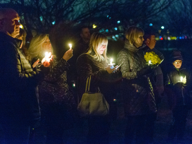 PHOTO GALLERY: Hundreds attend candlelight vigil for Robbinsville’s Samantha Josephson