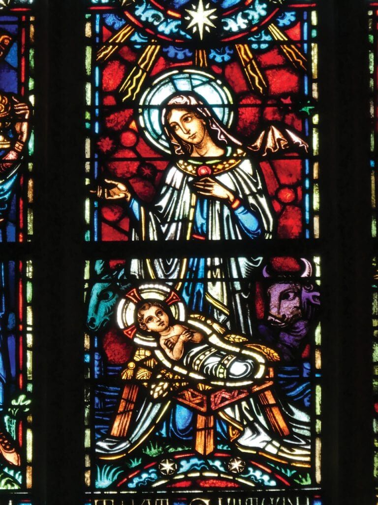 Princeton’s stained glass shines for the holidays