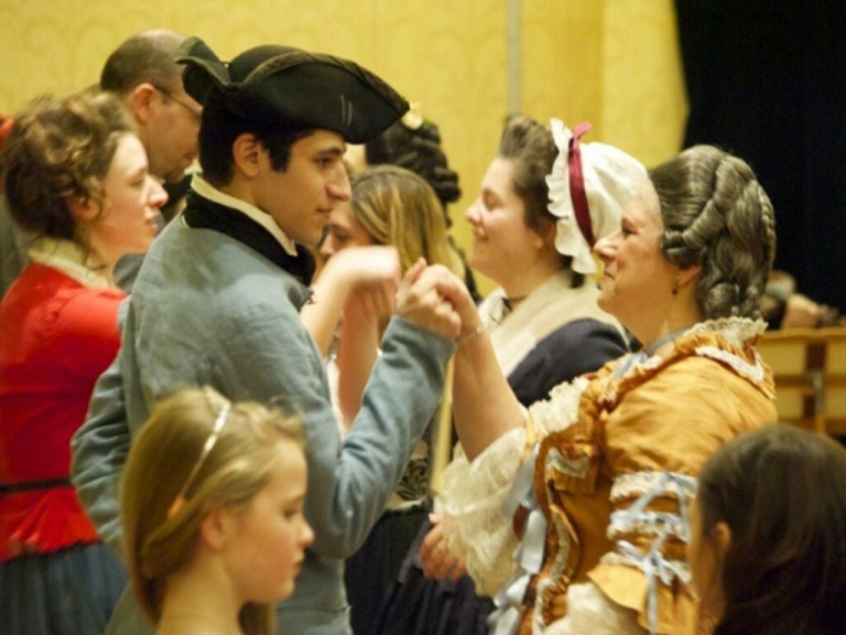 A Patriots Week invitation to the ye olde dance