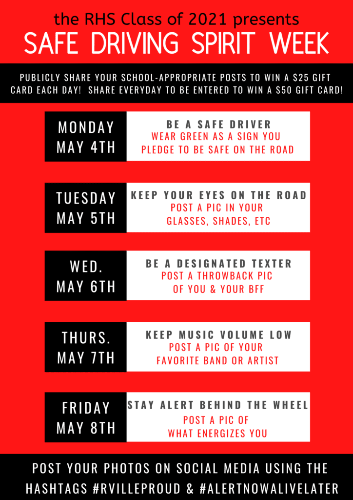 Robbinsville class of 2021 to host Safe Driving Spirit Week