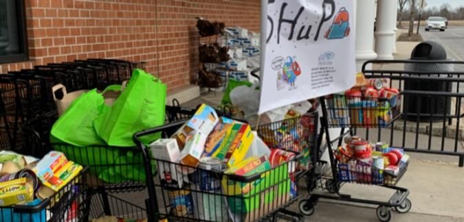 Send Hunger Packing collecting money for grocery store gift cards
