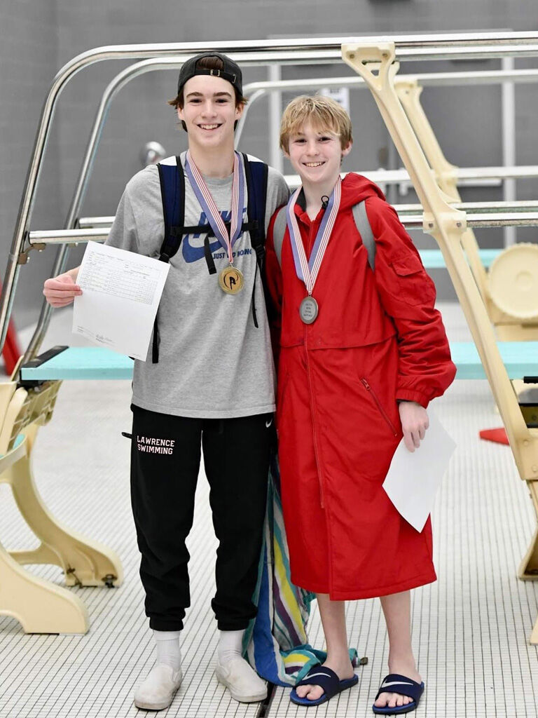 Lawrence High School’s Tommy Carpinelli looks to win second straight state diving championship for