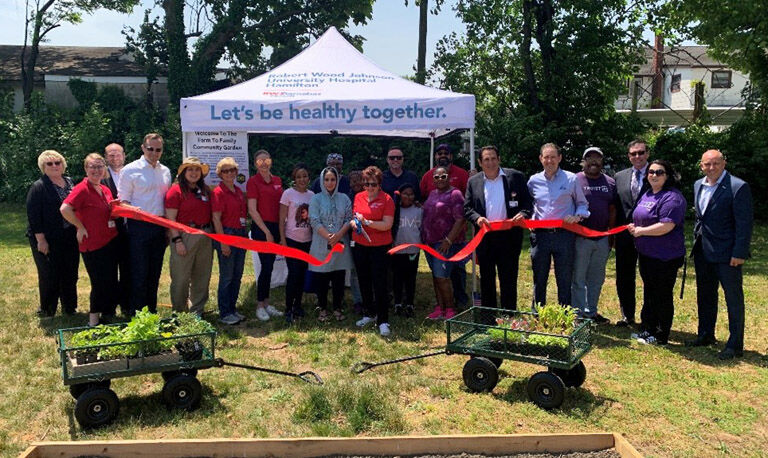 Robert Wood Johnson University Hospital Hamilton: New Community Garden Open in Hamilton
