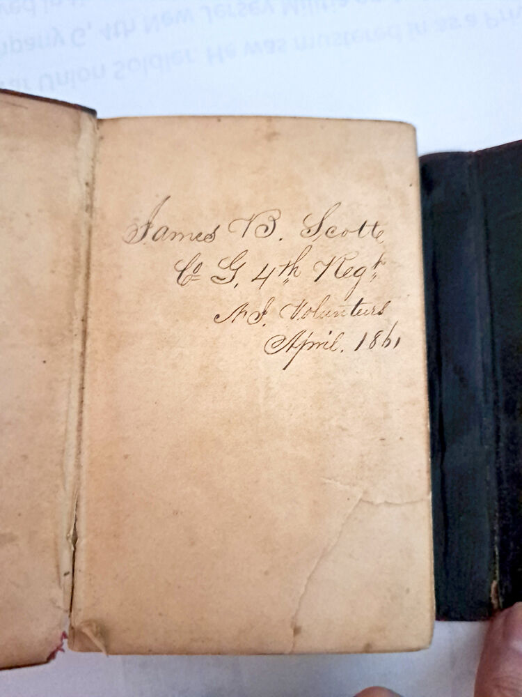 The journey of a Civil War bible