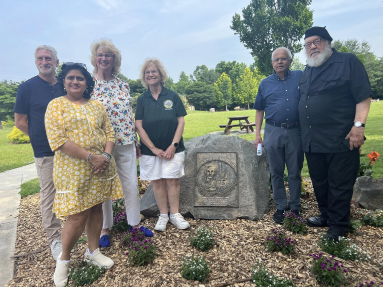 West Windsor unveils tribute to John and Alicia Nash