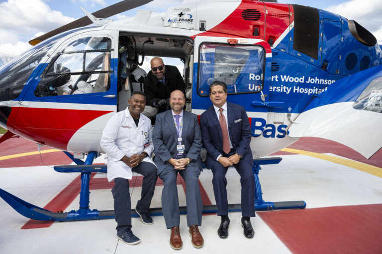 Robert Wood Johnson University Hospital Hamilton Unveils New Helistop