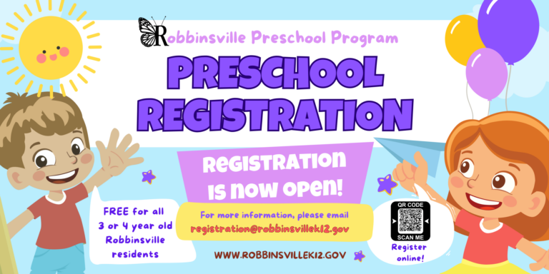 Robbinsville schools open preschool registration for 2026–27