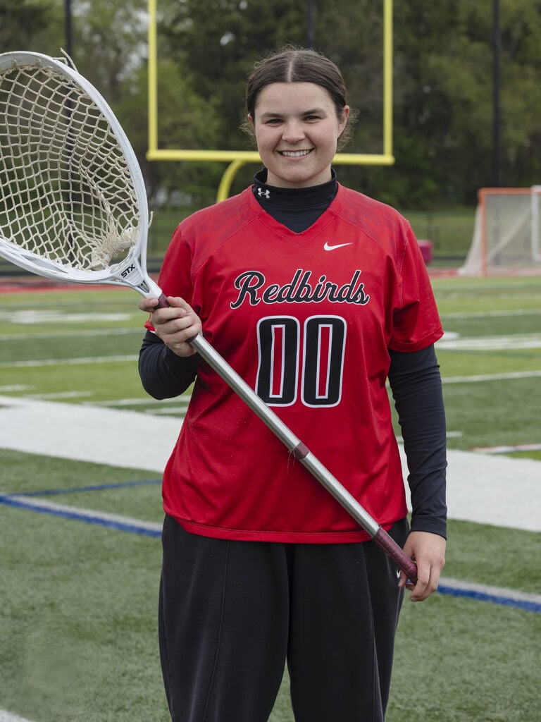 Megan Conroy breaks saves record, drives Redbirds title bid